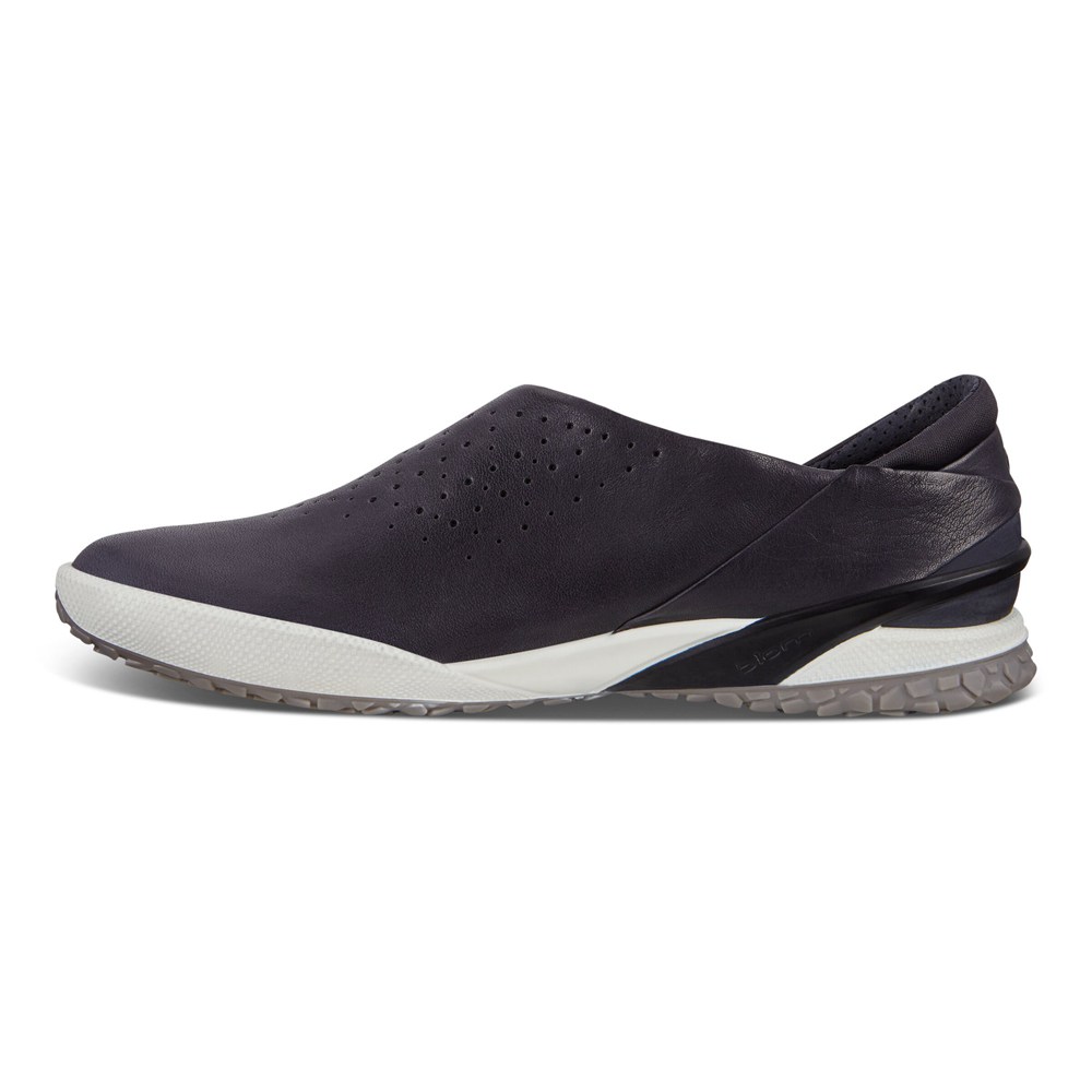 ECCO Womens Slip-On Navy - Biom Life Lea - KRL-829460